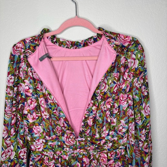 New with Tags Julia Jordan Chiffon Mock-Neck Shift Dress - Picture 5 of 9